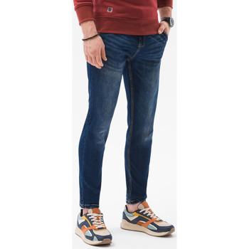 Ombre  Džínsy Slim Pánske riflové nohavice - džínsová P1077  viacfarebny