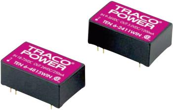 TracoPower TEN 6-2421WIN DC / DC menič napätia, DPS 24 V/DC 5 V/DC, -5 V/DC 500 mA 6 W Počet výstupov: 2 x