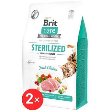 Brit Care Cat Grain-Free Sterilized Urinary Health 2 × 0,4 kg (KRMK029sss)