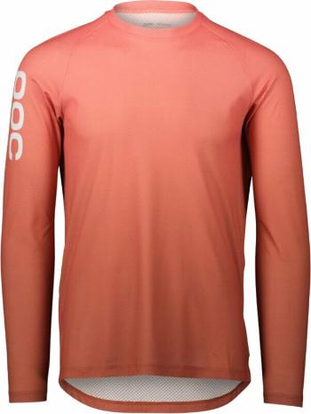 POC Essential MTB Lite LS Jersey Gradient Ammolite Coral S