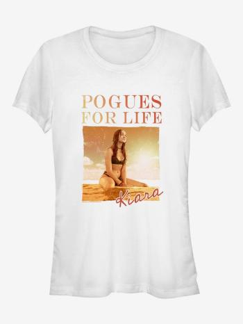 ZOOT.Fan Netflix Kiara Pogues For Life Outer Banks Tričko Biela