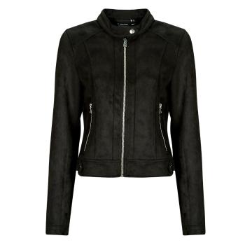 Vero Moda  VMJOSE MARI SHORT FAUX SUEDE JACKET BOOS  Kožené bundy Čierna