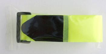 TRU COMPONENTS 922-0309-Bag pásik na kufor so suchým zipsom s popruhom háčiková a flaušová časť  žltá 1 ks