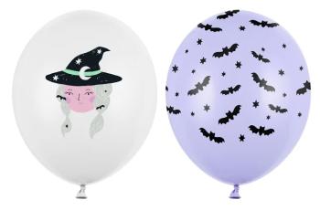 PartyDeco Latexový balón - Halloween Čarodejnica mix