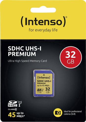 Intenso Premium pamäťová karta SDHC 32 GB Class 10, UHS-I