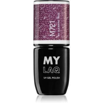 MYLAQ UV Gel Polish gélový lak na nechty odtieň My Gleaming Rose 5 ml