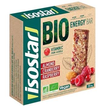 Isostar BIO Energetická tyčinka červené ovocie 3× 30 g (3175681281318)