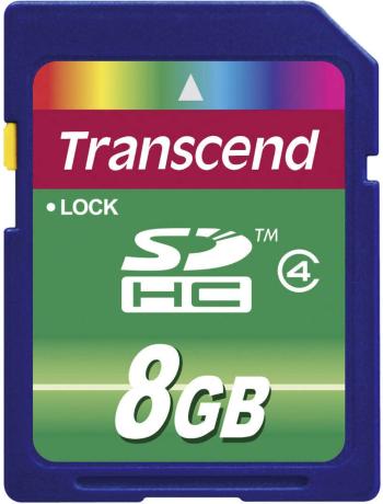Transcend Standard pamäťová karta SDHC 8 GB Class 4