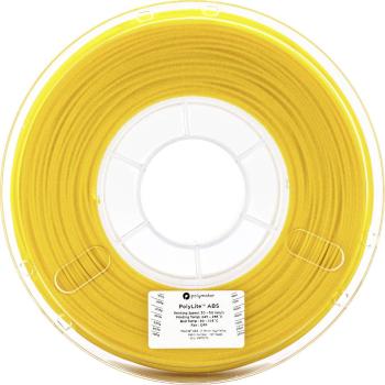 Polymaker 70175  vlákno pre 3D tlačiarne ABS plast   1.75 mm 1 kg žltá PolyLite 1 ks