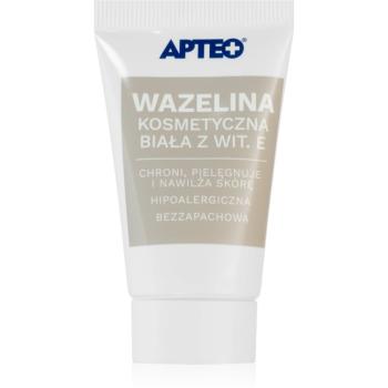 Apteo Biela kozmetická vazelína s vit. E vazelína pre suchú pokožku 20 g