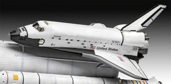 Revell 05674 RV 1:144 Geschenkset Space Shuttle& Booster Rockets, 40th. vesmírny model, stavebnica 1:144
