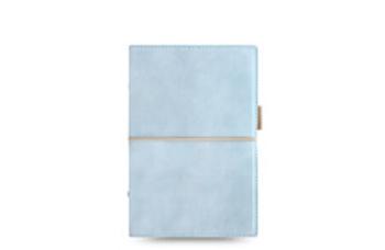 Filofax Domino Soft A6 týždenný 2023 pastelový modrý