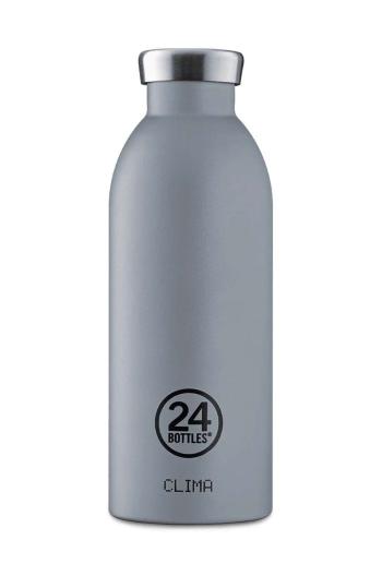 Termo fľaša 24bottles Stone Formal 500 ml šedá farba