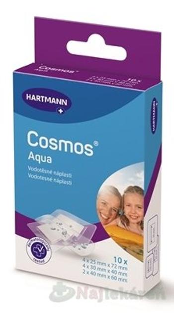 COSMOS Do vody (AQUA) náplasť na rany,3 veľkosti 10ks