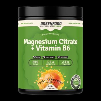 GreenFood Performance mg Citrate+B6 tangerine 420g