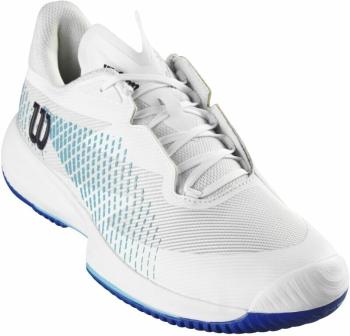 Wilson Kaos Swift 1.5 Mens Tennis Shoe White/Blue Atoll/Lapis Blue 45 1/3