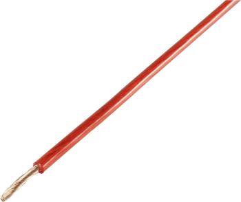 TRU COMPONENTS 1568967 ukostrovací kábel  1 x 4 mm² červená 5 m