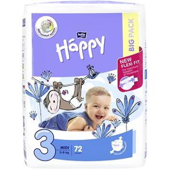 BELLA Baby Happy Midi veľkosť 3 (72 ks) (5900516602864)