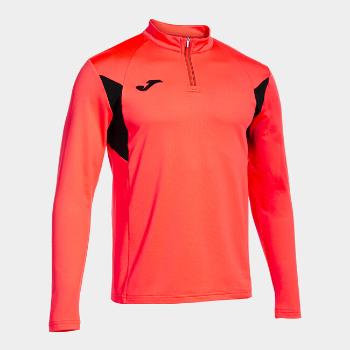 SUDADERA WINNER III CORAL FLUOR NEGRO L