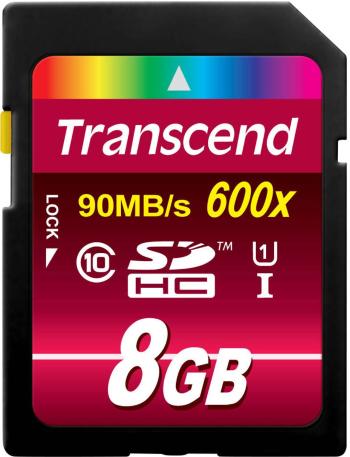 Transcend Ultimate pamäťová karta SDHC 8 GB Class 10, UHS-I