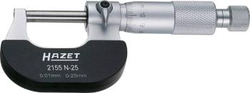 Hazet  2155N-25 strmeňový mikrometer   0 - 25 mm Odpočet: 0.01 mm DIN 863-3