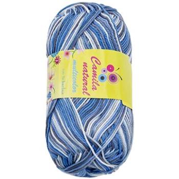 Bellatex s. r. o. Priadza Camila multicolor 50 g – 9159 biela, modrá, sivá (8221)