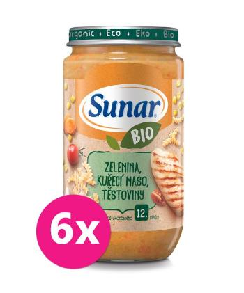 6x SUNAR BIO Zelenina, cestoviny, kuracie mäso 235 g