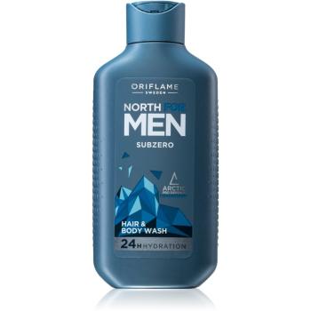 Oriflame North for Men Subzero šampón a sprchový gél 2 v 1 pre mužov 250 ml