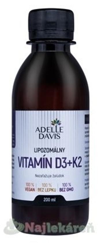 ADELLE DAVIS Lipozomálny VITAMÍN D3+K2 200 ml