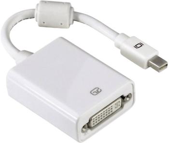 Hama 00053248 DisplayPort / DVI adaptér [1x mini DisplayPort zástrčka - 1x DVI zásuvka 24+5-pólová] biela s feritovým ja