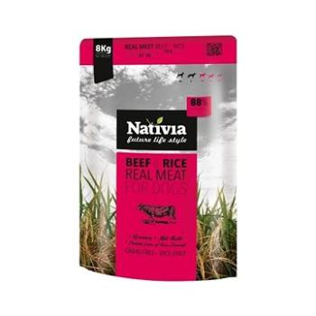 Nativia Real Meat – Beef & Rice 8 kg (8595045403173)