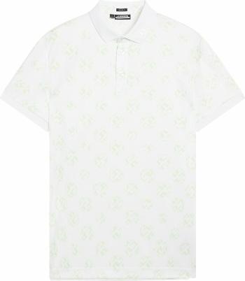 J.Lindeberg Tour Tech Regular Fit Print Polo White Sphere Dot XL