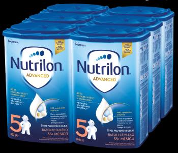 Nutrilon 5 detská mliečna dojčenská výživa v prášku 6 x 800 g