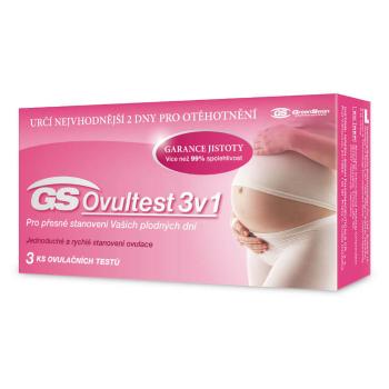 GS Ovultest 3v1 ovulačné testy 3 kusy