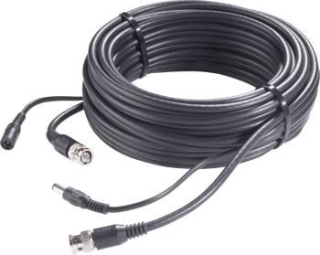 Sygonix SY-4714558 napájací, video predlžovací kábel [1x BNC zástrčka, DC  zásuvka 5,5 mm - 1x BNC zástrčka, DC  zástrčk