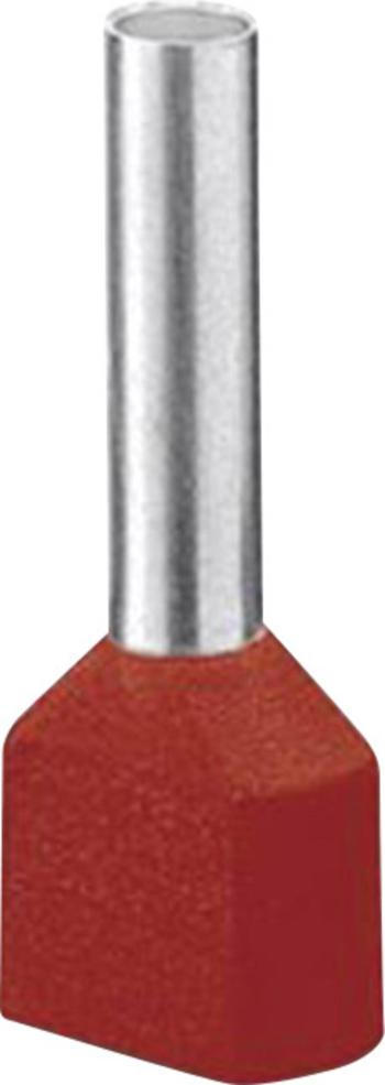 Dvojitá dutinka Phoenix Contact AI-TWIN 2X 1 - 8 RD (3200810), 8 mm, 100 ks, červená