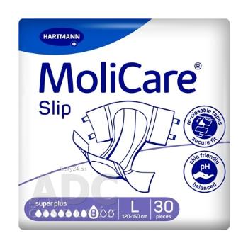 MoliCare Slip Super Plus 8 kvapiek plienkové nohavičky L 30ks