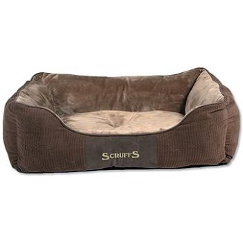 SCRUFFS Chester box bed L 75 × 60 cm čokoládový (5060319931971)