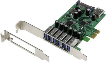 Renkforce  6 + 1 port kontrolná karta USB 3.0 USB-A PCIe