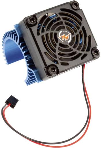 Hobbywing  chladiace teleso motora s ventilátorom   Vhodné pre modelárske motory: elektromotor radu 540 modrá (metalíza)