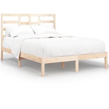 Rám postele masívne drevo 140 × 200 cm, 3105795