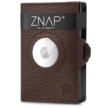 Slimpuro ZNAP Airtag Wallet, 12 kariet, priehradka na mince, 9 x 1,8 x 6 cm (Š x V x H), ochrana RFID