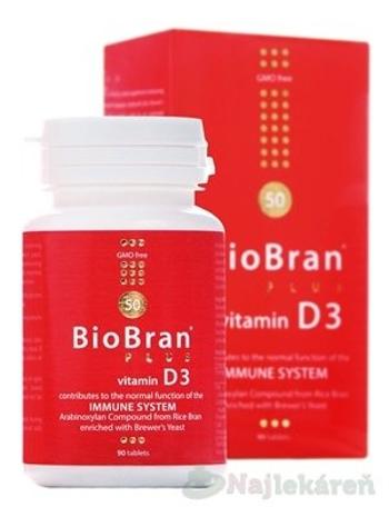 BioBran Plus vitamín D3 90tbl