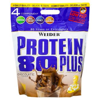 WEIDER Protein 80 plus príchuť čokoláda 2000 g