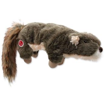 Hračka DOG FANTASY Skinneeez Plush pískací veverka 45 cm 1 ks