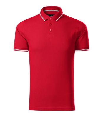 MALFINI Pique pánska polokošeľa Perfection Plain - Jasno červená | XXXL