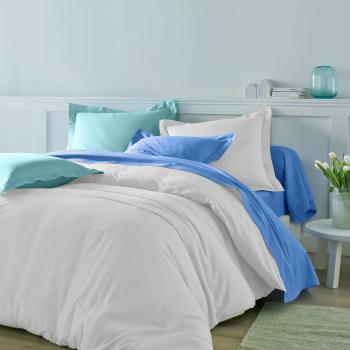 Blancheporte Jednofarebná posteľná súprava zn. Colombine z polycotonu biela napínacia plachta 90x190cm