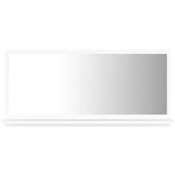 Kúpeľňové zrkadlo biele 80 × 10,5 × 37 cm drevotrieska 804571