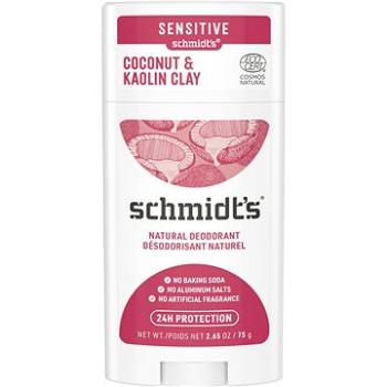 SCHMIDTS Sensitive Kokos + kaolínový íl tuhý dezodorant 58 ml (59092476)