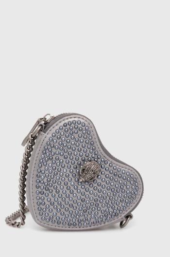 Kabelka Kurt Geiger London MICRO HEART CROSSBODY šedá farba, 9548467609